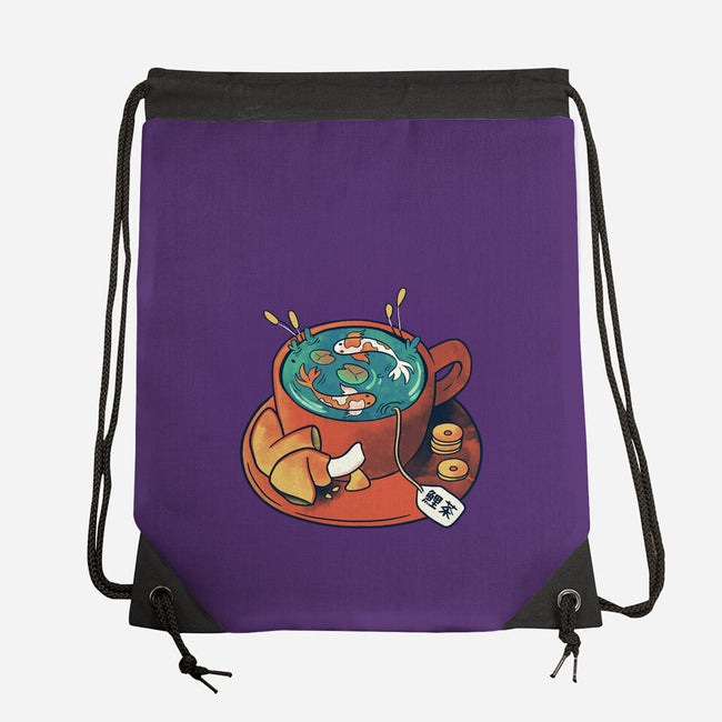 Koi Tea Zen Break-None-Drawstring-Bag-tobefonseca