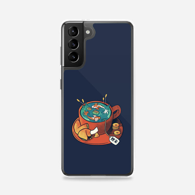 Koi Tea Zen Break-Samsung-Snap-Phone Case-tobefonseca
