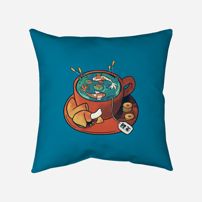 Koi Tea Zen Break-None-Removable Cover w Insert-Throw Pillow-tobefonseca