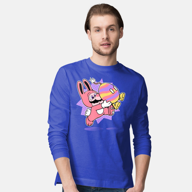 Super Easter Egg-Mens-Long Sleeved-Tee-naomori