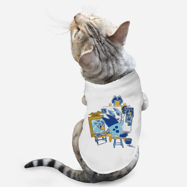 Bluey Portrait-Cat-Basic-Pet Tank-naomori