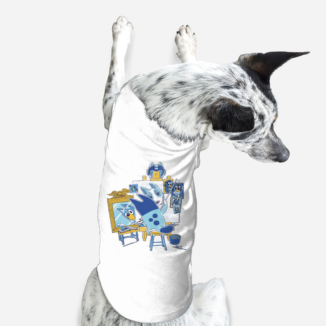 Bluey Portrait-Dog-Basic-Pet Tank-naomori