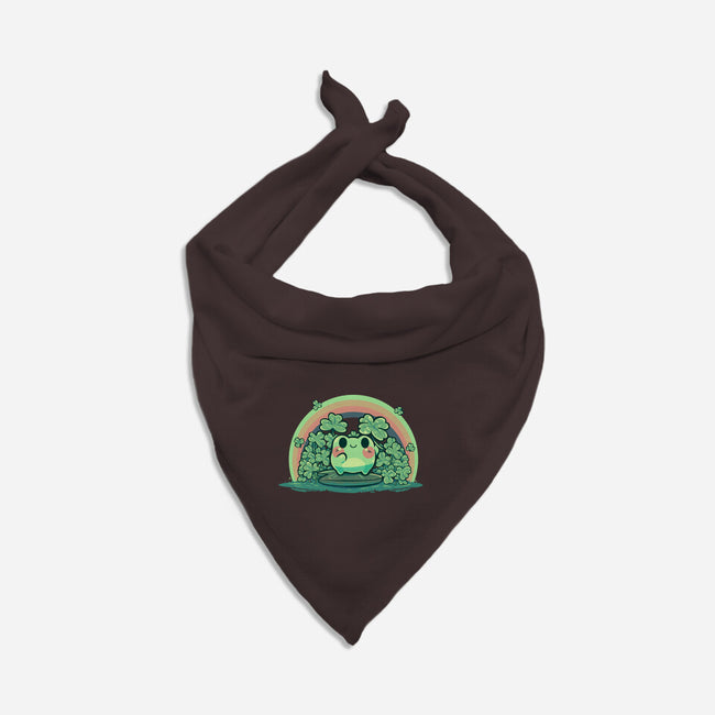 Lucky Little Frog-Dog-Bandana-Pet Collar-TechraNova