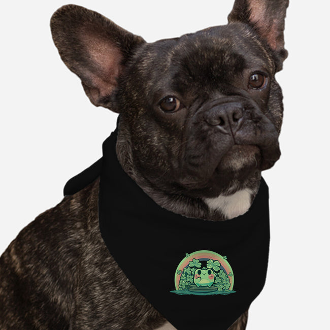 Lucky Little Frog-Dog-Bandana-Pet Collar-TechraNova