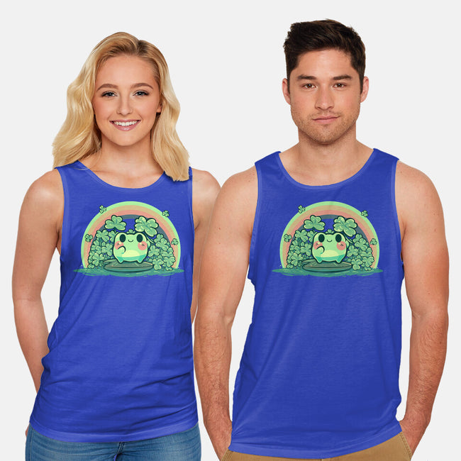 Lucky Little Frog-Unisex-Basic-Tank-TechraNova