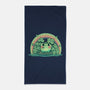 Lucky Little Frog-None-Beach-Towel-TechraNova