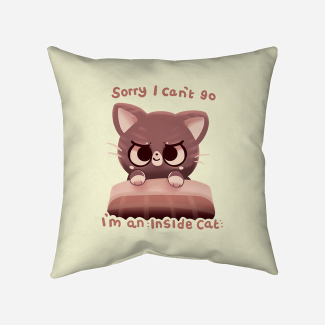 Inside Cat-None-Non-Removable Cover w Insert-Throw Pillow-TechraNova