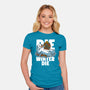 Snowman Spring-Womens-Fitted-Tee-Studio Mootant