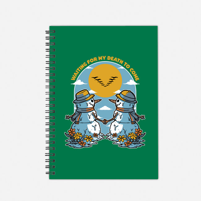 Snowman Irony Spring-None-Dot Grid-Notebook-Studio Mootant