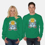 Snowman Irony Spring-Unisex-Crew Neck-Sweatshirt-Studio Mootant