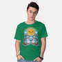 Snowman Irony Spring-Mens-Basic-Tee-Studio Mootant