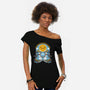 Snowman Irony Spring-Womens-Off Shoulder-Tee-Studio Mootant