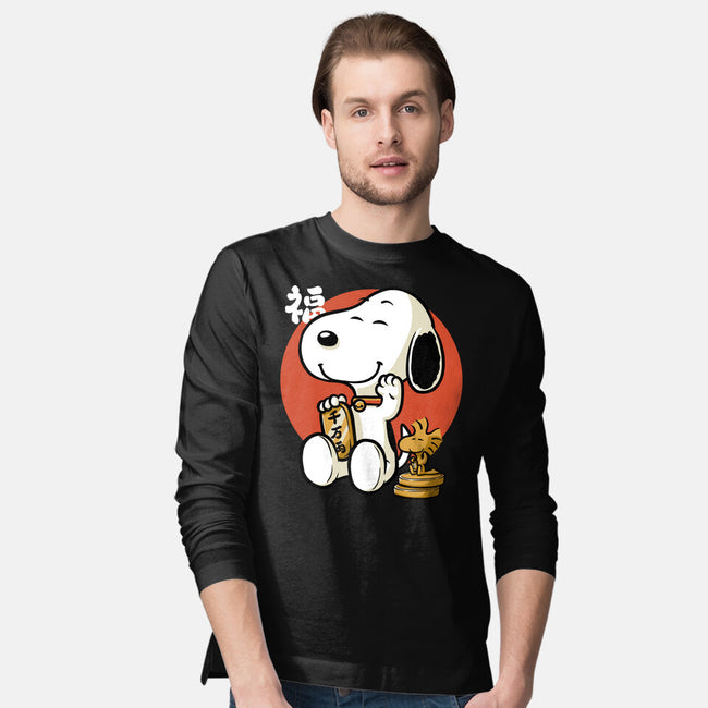 Luck Money Beagle-Mens-Long Sleeved-Tee-Studio Mootant