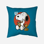 Luck Money Beagle-None-Removable Cover-Throw Pillow-Studio Mootant