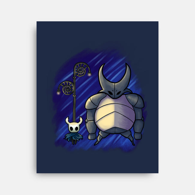 My Neighbor The Knight-None-Stretched-Canvas-nickzzarto