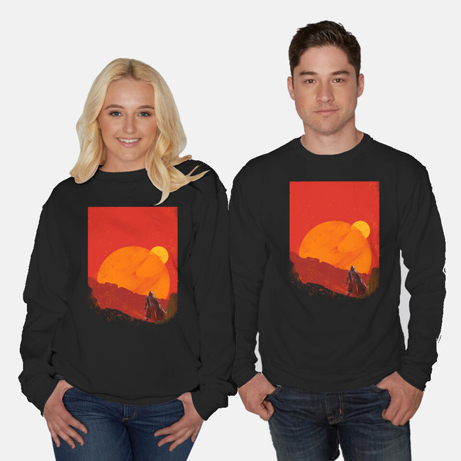 The Spice Hunter-Unisex-Crew Neck-Sweatshirt-kharmazero