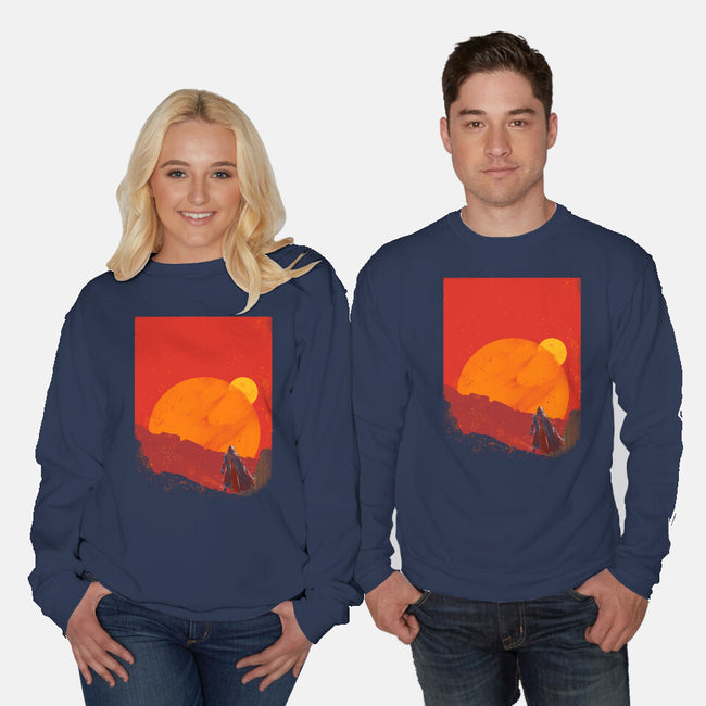 The Spice Hunter-Unisex-Crew Neck-Sweatshirt-kharmazero