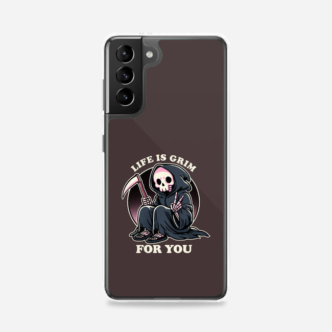 Life Is Grim-Samsung-Snap-Phone Case-fanfreak1