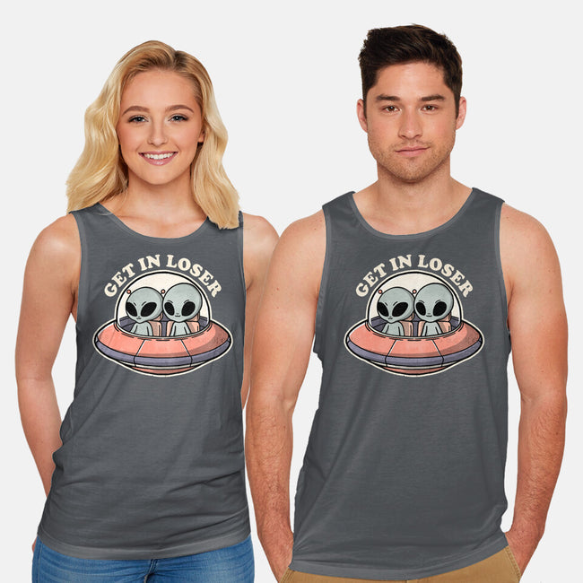 Get In Loser Aliens-Unisex-Basic-Tank-fanfreak1