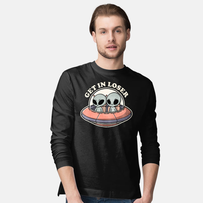 Get In Loser Aliens-Mens-Long Sleeved-Tee-fanfreak1