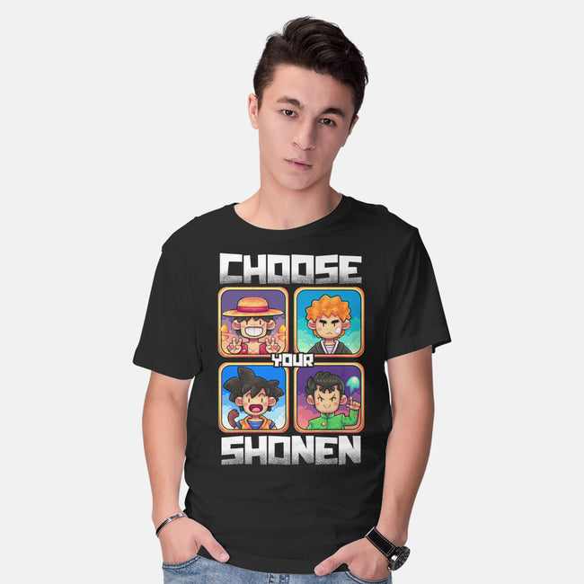 Choose Your Shonen-Mens-Basic-Tee-2DFeer