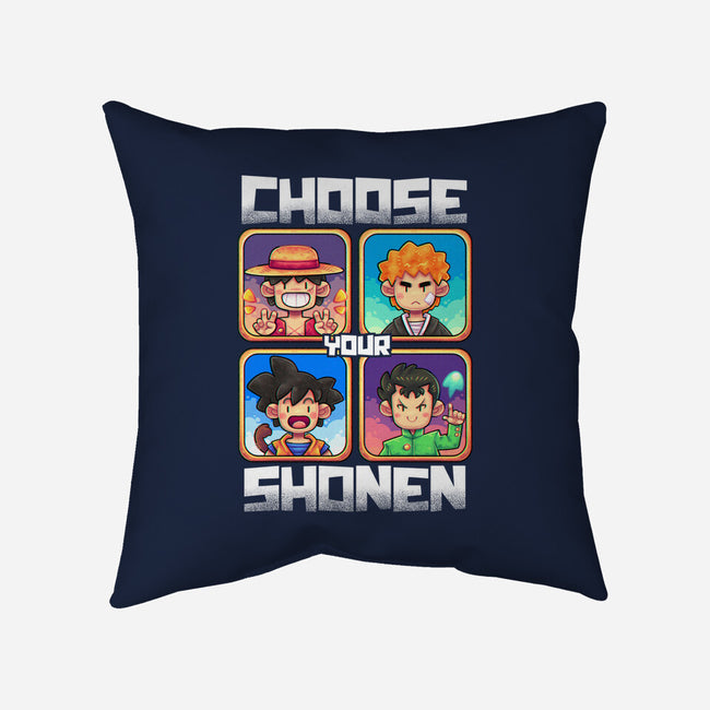 Choose Your Shonen-None-Non-Removable Cover w Insert-Throw Pillow-2DFeer