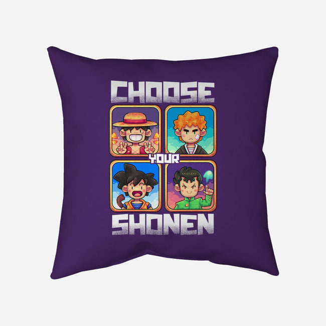 Choose Your Shonen-None-Non-Removable Cover w Insert-Throw Pillow-2DFeer