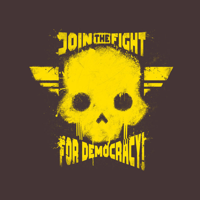 Join The Fight Democracy-None-Basic Tote-Bag-rocketman_art