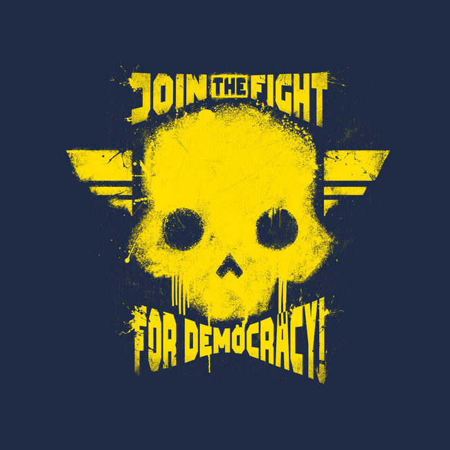 Join The Fight Democracy-None-Removable Cover w Insert-Throw Pillow-rocketman_art