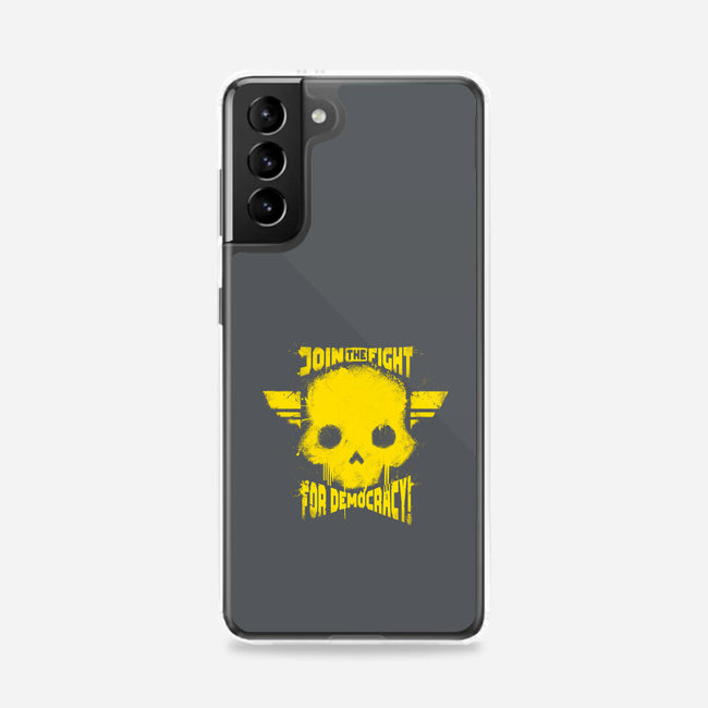 Join The Fight Democracy-Samsung-Snap-Phone Case-rocketman_art