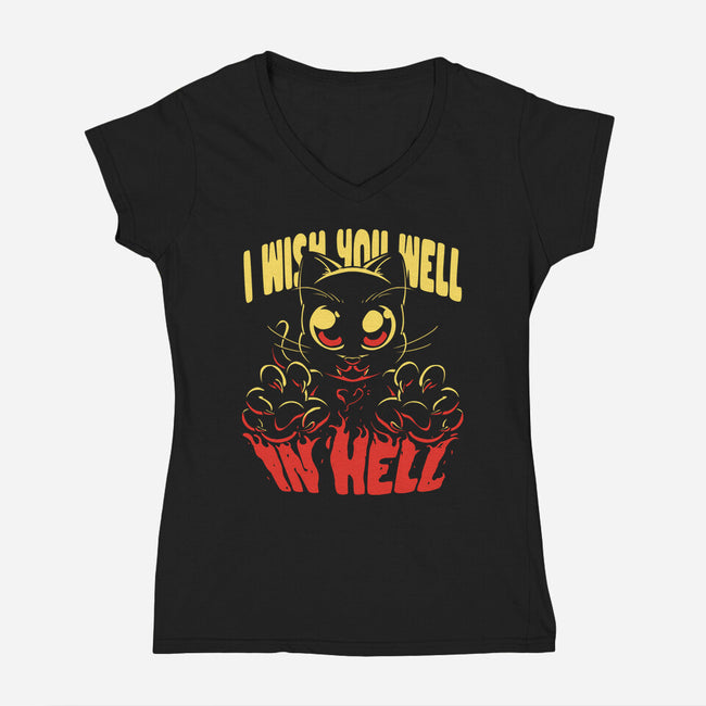 Wish You Well-Womens-V-Neck-Tee-estudiofitas