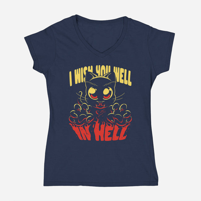 Wish You Well-Womens-V-Neck-Tee-estudiofitas