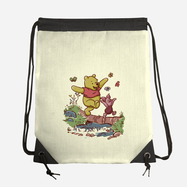 A Stroll In The Woods-None-Drawstring-Bag-Xentee