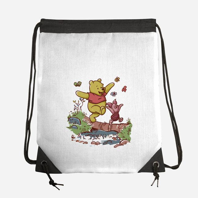 A Stroll In The Woods-None-Drawstring-Bag-Xentee