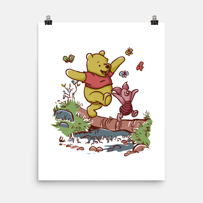 A Stroll In The Woods-None-Matte-Poster-Xentee