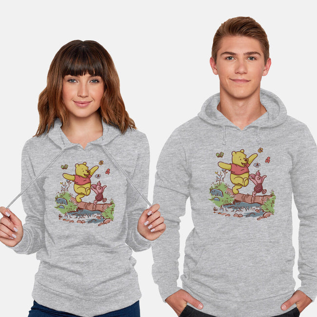 A Stroll In The Woods-Unisex-Pullover-Sweatshirt-Xentee