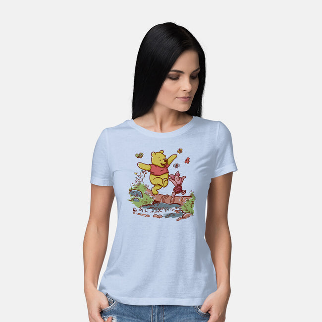 A Stroll In The Woods-Womens-Basic-Tee-Xentee