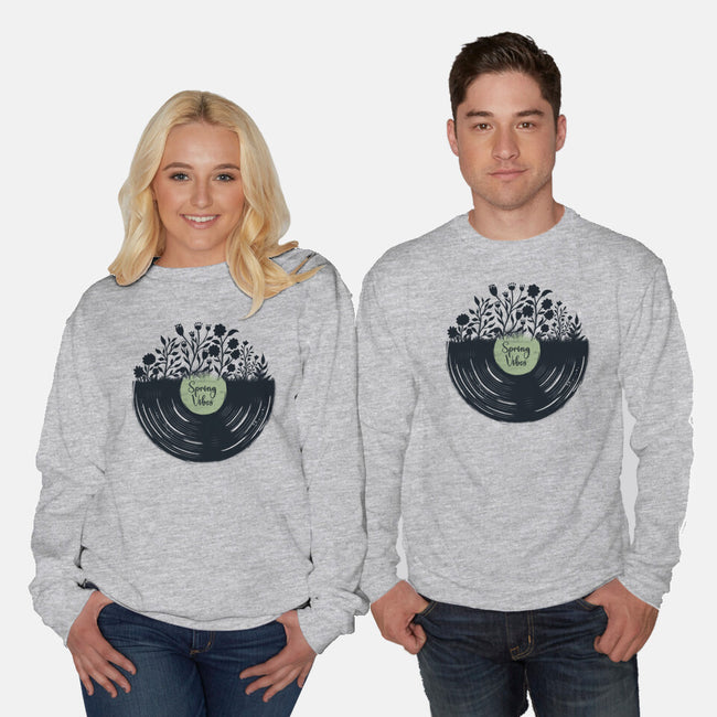 Spring Vibes-Unisex-Crew Neck-Sweatshirt-NMdesign