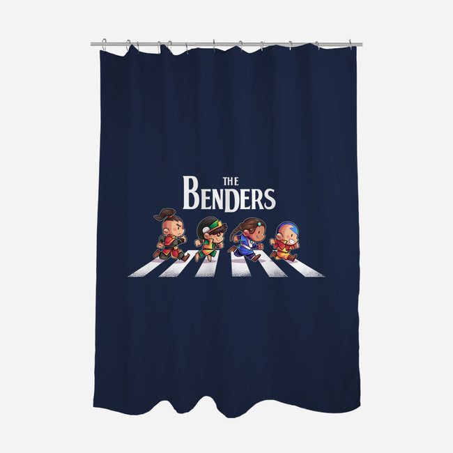 The Benders-None-Polyester-Shower Curtain-2DFeer