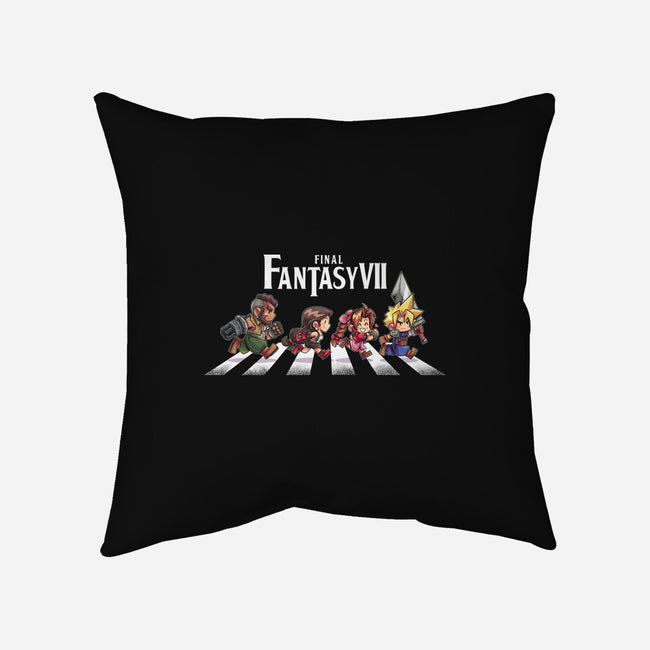 FFVII Road-None-Non-Removable Cover w Insert-Throw Pillow-2DFeer