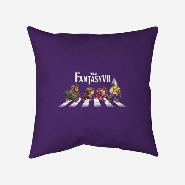 FFVII Road-None-Non-Removable Cover w Insert-Throw Pillow-2DFeer