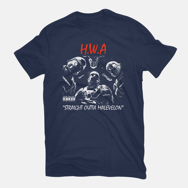 HWA Straight Outta Malevelon-Unisex-Basic-Tee-rocketman_art