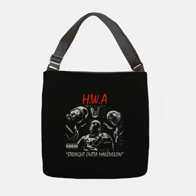 HWA Straight Outta Malevelon-None-Adjustable Tote-Bag-rocketman_art