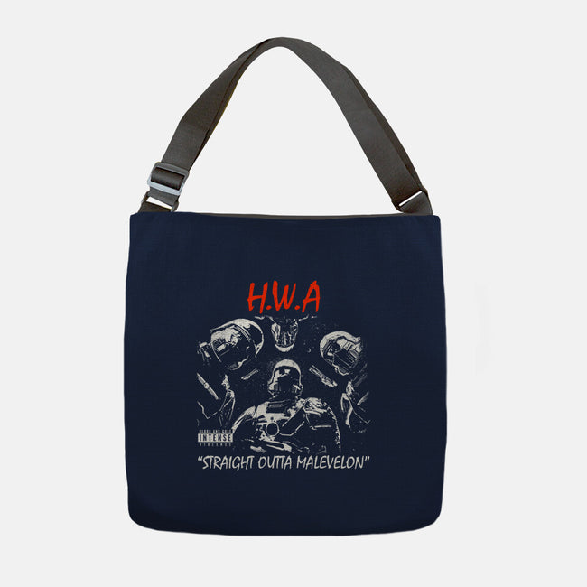 HWA Straight Outta Malevelon-None-Adjustable Tote-Bag-rocketman_art