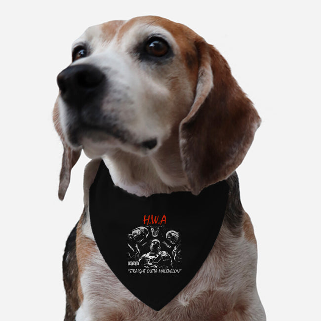 HWA Straight Outta Malevelon-Dog-Adjustable-Pet Collar-rocketman_art