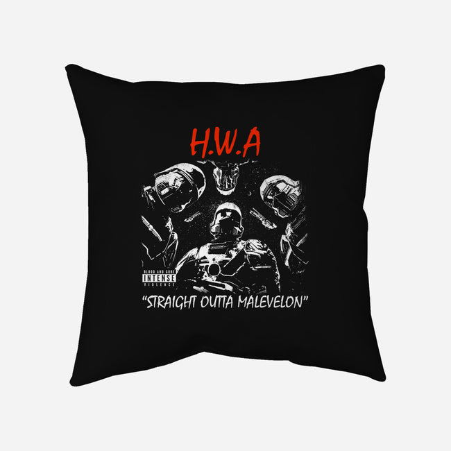 HWA Straight Outta Malevelon-None-Non-Removable Cover w Insert-Throw Pillow-rocketman_art