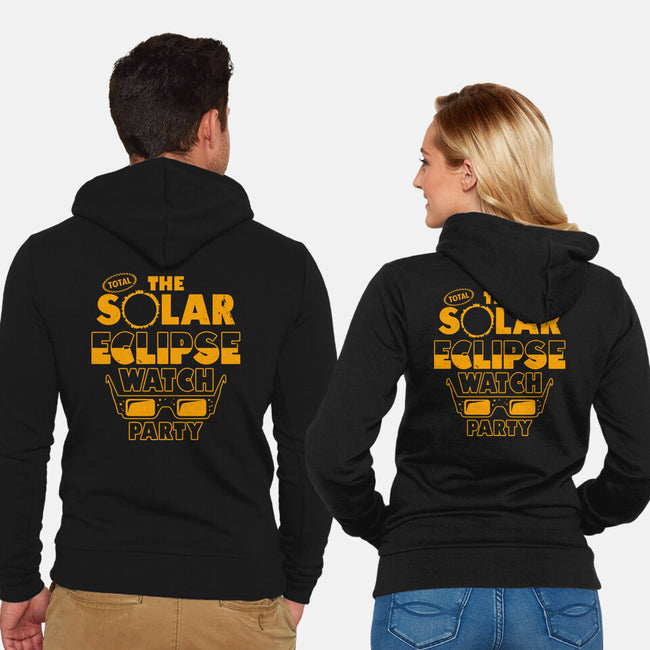 The Total Solar Eclipse-Unisex-Zip-Up-Sweatshirt-Boggs Nicolas