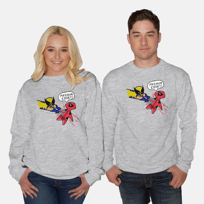 Maximum Effort-Unisex-Crew Neck-Sweatshirt-Diego Oliver