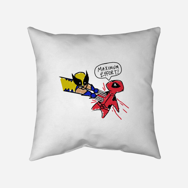 Maximum Effort-None-Removable Cover-Throw Pillow-Diego Oliver