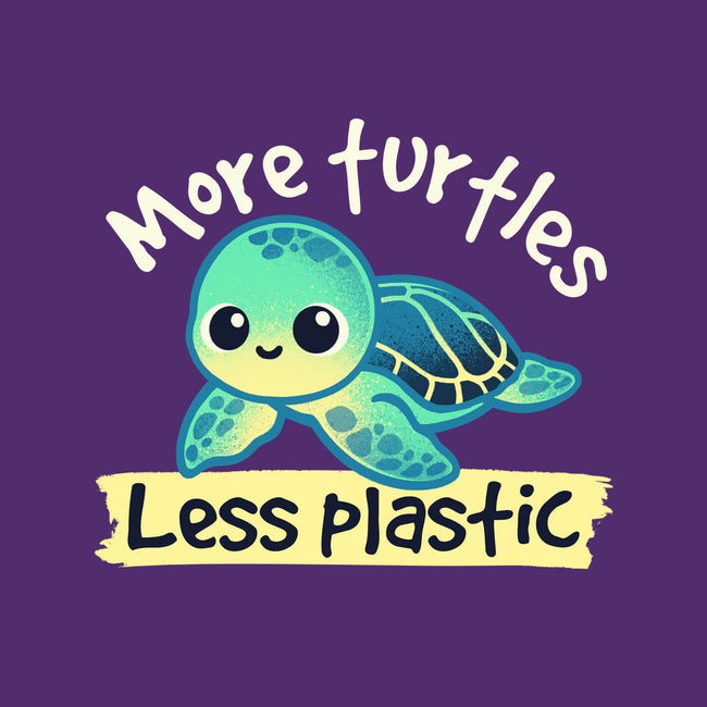 More Turtles Less Plastic-Unisex-Kitchen-Apron-NemiMakeit